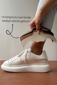 Resim Mupa Shoes Kadın Spor Ayakkabı BEYAZ 
