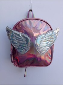Resim Taros Ana Okulu Angel Fashion Color Metalik Melek Çanta 5415 