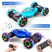 Resim Jest Sensörlü Dönüşen Uzaktan Kumandalı Araba 4WD Tırmanış, Off-Road, Metal, Şarj Edilebilir Lityum Pil ile Çalışan 2.4GHz Kablosuz Krank Operasyonu ≤36V İşletme Voltajı, Çocuklar İçin İdeal Hediye 