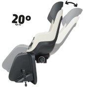 Resim Bobike Go Maxi Yatırılabilir Bisiklet Çocuk Taşıyıcı Beyaz (Bagaj Üstü) 