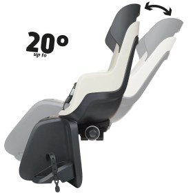 Resim Bobike Go Maxi Yatırılabilir Bisiklet Çocuk Taşıyıcı Beyaz (Bagaj Üstü) 