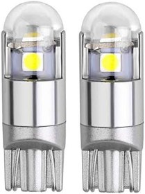Resim T10 Led Ampul 3 Çipli Beyaz 12 Volt 
