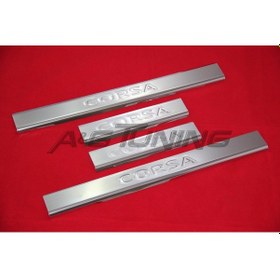 Resim Opel Corsa C Krom Kapı Eşiği Tk 2000-2006 4Kapı Paslanmaz Çelik N11.4344 