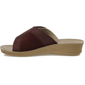 Resim Polaris 609008.z5pr Bordo Kadın Dolgu Topuk Terlik 000000000102037390 Bordo 
