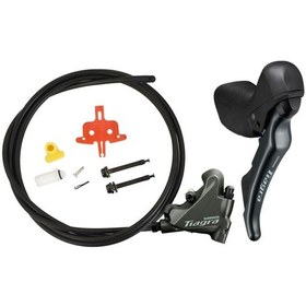 Resim Shimano Tıagra St-4720+br-4770 Hidrolik Disk Fren Vites Takımı 2x10 Siyah 