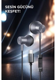 Resim Torima TC06 Type-C Girişli Kablolu Kulak İçi Kulaklık 