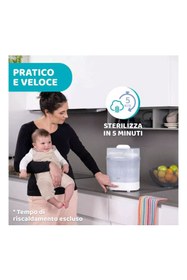 Resim Chicco Yeni 3'in 1 Buharlı Sterilizatör - Beyaz 