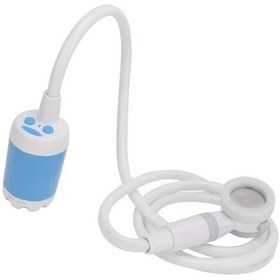 Resim Willowhaven Mavi 5v 2a Taşınabilir Elektrikli Karavan Duş Seti, Kamp Banyo & Pet Yıkama & Araç Temizleme Pompası 