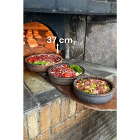 Resim Büyük Boy Toprak Güveç-Fırın Kabı- Fırın Tepsisi 8-10 Kişilik 37 cm (Yalnızca Fırın Için) 