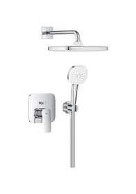 Resim Grohe Cubeo Duş Sistemi Tempesta 250 İle - 1053360000 Gümüş 