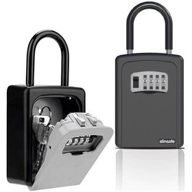 Resim İnsafe Isc802Key Şifreli Çelik Kasa Anahtar Kasası Kutusu Siyah 