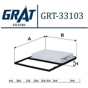 Resim Grat-33103 - Hava Fıltresı - Daıhatsu : Terıos 1.3-1.5 Vvtı 20 