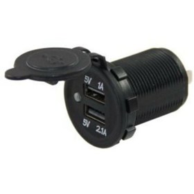 Resim Maroces-Ic-266C Pano Tipi Usb 8-32V Giriş 5V 1A Ve 5V 2,1A Çıkış 30Mm 10 Adet 
