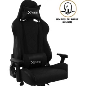 Resim Xprime Titan Kumaş Oyuncu Koltuğu Siyah 
