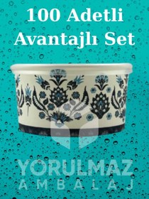Resim yorulmaz ambalaj Sızdırmaz Kapaklı 14 Oz Karton Çorba Kasesi 100 ’lü - Şık Tasarım, Güvenli Taşıma, Paket Servis 