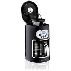 Resim A866 Drippa LCD Ekran Siyah Filtre Kahve Makinesi 