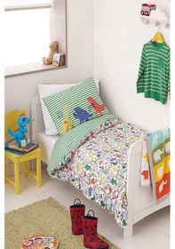 Resim Dinazor Çocuk Bebek Nevresim Takımı 100x150 