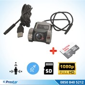 Resim Araç Dvr Sürüş Kaydedici Kamera Usb Full HD (32 GB SD Kart Dahil 