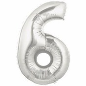 Resim 6 Numara Silver Folyo Balon 