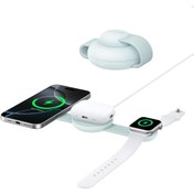 Resim Anker Maggo 3in1 Kablosuz Katlanır Şarj - Yeşil - B25m8 