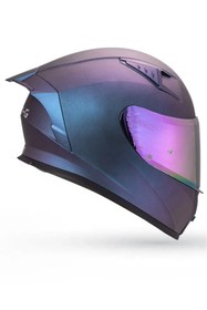 Resim DeadG Spectre Chatoyant Mat Mor Kask 