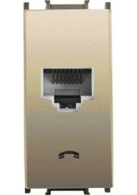 Resim Panasonic Modüler Dore Nümeris Telefon Prizi Cat-3 Altlık+kapak 1m - Wvtt14024dr-tr 