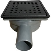 Resim 10X10 Siyah Çelik Çerçeveli Süzgeç Kötü Kokulara Son Q32 Yan Çıkış 