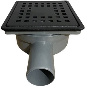 Resim 10X10 Siyah Çelik Çerçeveli Süzgeç Kötü Kokulara Son Q32 Yan Çıkış 