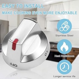 Resim 10 adet/takım DG64-00473A Ga-s Soba Topuzları Ga-s Soba Topuzu Topuzu Dayanıklı Güvenli Ve Güvenilir, 1 adet 