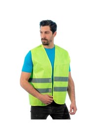 Resim Iş Yeleği Ikaz Yeleği Reflektörlü Fosforlu Yelek Iş Güvenliği 
