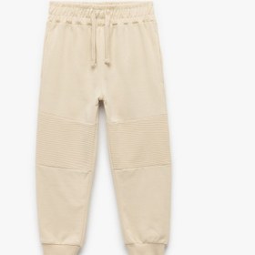 Resim Erkek Bebek Beli Lastikli Cepli Pamuklu Şardonlu Jogger Eşofman Altı 