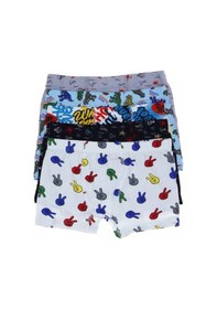 Resim Kota 1013 Erkek Çocuk Renkli Desenli Boxer 6 Adet 001 