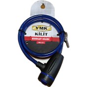 Resim YMK Mavi 65 cm Bisiklet Kilidi (195.15.Y732) 