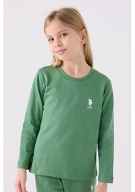 Resim U.s. Polo Assn Kız Çocuk Yeşil Pijama Takımı Us1668-c-v3 Yeşil 
