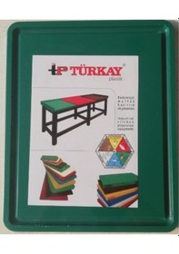 Resim Türkay Yeşil Polietilen Oluklu Kesme Tahtası 