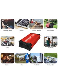 Resim Kobb Kbn3000 12V-220V 3000Watt Tam Sinüs Dönüştürücü İnvertör 