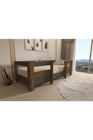 Resim Ninnimo Montessori 90 x 190 Yatak Uyumlu Karyola M5-42 