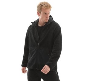 Resim Skechers M Comfort Hoodie Sherpa Jacket Erkek Ceket Siyah 