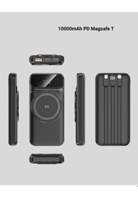 Resim Ceylan Adam 15w Kablosuz Şarj Özellikli 10000 Mah Powerbank Type-c Hızlı Şarj Çok Renkli 