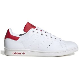 Resim Id1979-k Adidas Stan Smıth Kadın Spor Ayakkabı Beyaz Beyaz - Bordo 