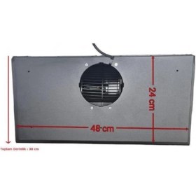 Resim Bari 500 M3 Çekim Patentli Beyaz Aspiratör 