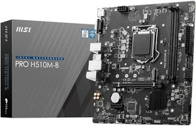 Resim MSI PRO H510M-B Intel H510 Soket 1200 DDR4 2933MHz mATX Gaming Anakart 
