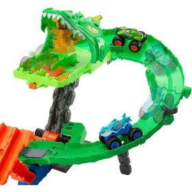Resim Platin Store Pilatin JFR06 Monster Trucks Sharks Vs. Dinos Ejderha Yok Edici Zeyd 