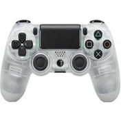 Resim Sarftech PS4 Şeffaf Gri Wireless Gamepad Joystick PS4 Oyun Kolu 