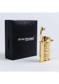 Resim Mercitech Metal Özel Tasarım Çakmak Altın 