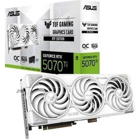 Resim Asus Tuf 16gb Rtx 5070 Ti Whıte Oc Edıtıon 
