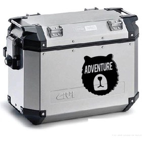 Resim Ogec Worx Ayı Desenli Motosiklet Çanta Sticker Etiket Modeli 