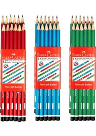 Resim Faber-Castell Mercanlı Kurşun Kalem - 6 Adet 