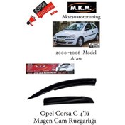 Resim Opel Corsa C 2000-2006 Model 4'Lü Mugen Cam Rüzgarlığı 