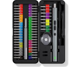 Resim Bueattuh 58 1 Arada Elektrikli Tornavida Seti Hassas Araçlar Şarj Edilebilir Mini Küçük Kit Kablosuz Mobil Cep Telefonu Onarımını Izlemek Için (Yurt Dışından) 